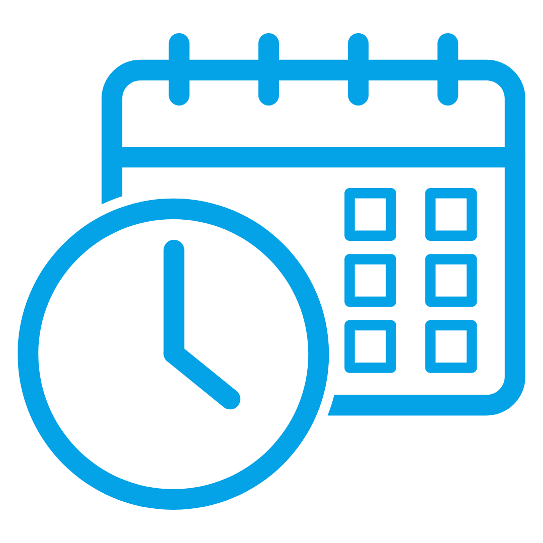 Calendar With Clock Icon