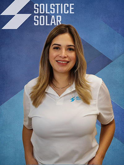 Ashley Munguia, Project Manager at Solstice Solar.