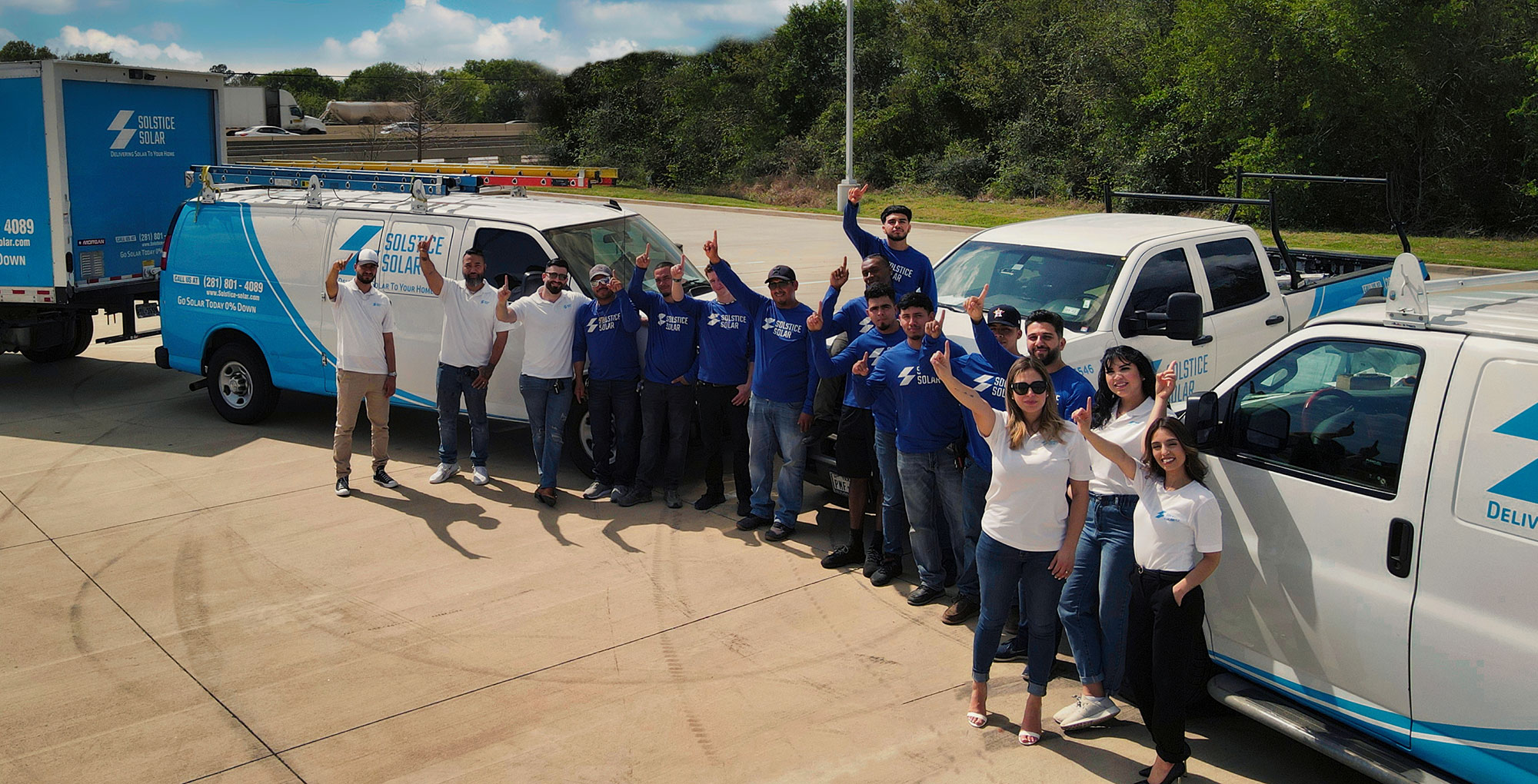 Solstice Solar team in Houston, Texas