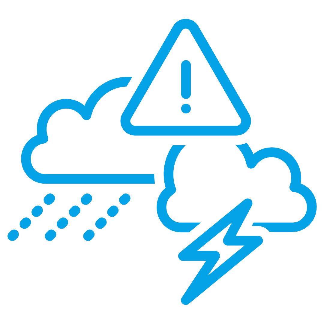 Innovative All-Weather Technology Icon