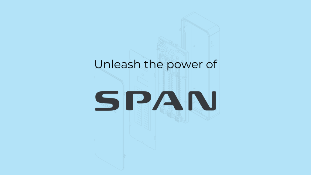 Illustration of SPAN panel parts alongside the SPAN logo.